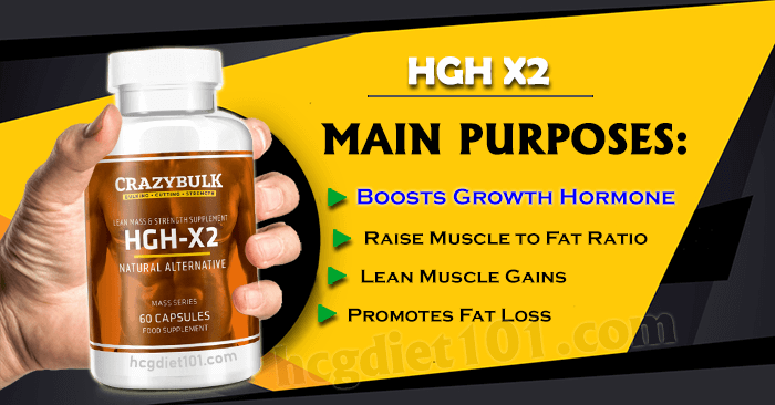 Crazy Bulk HGH X2 Benefits