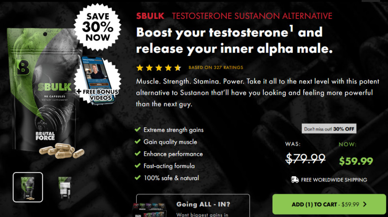 SBULK the natural alternative to Sustanon 250