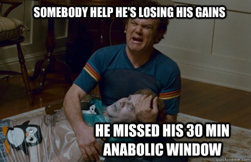 anabolic window funny meme