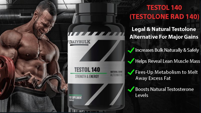 Crazy Bulk TESTOL 140 Reviews - Best Testolone RAD 140 Alternative